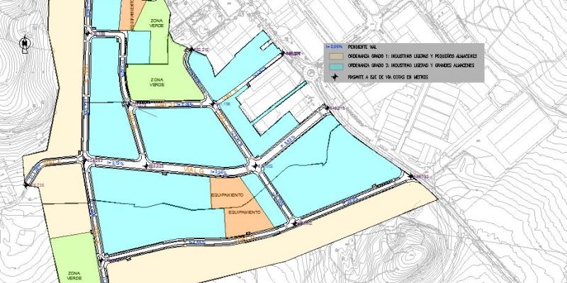 Modificado Plan Parcial del Sector SUB-S-A8, Polígono Industrial «Cerro del Carnero», PGOU Alcaudete, Jaén